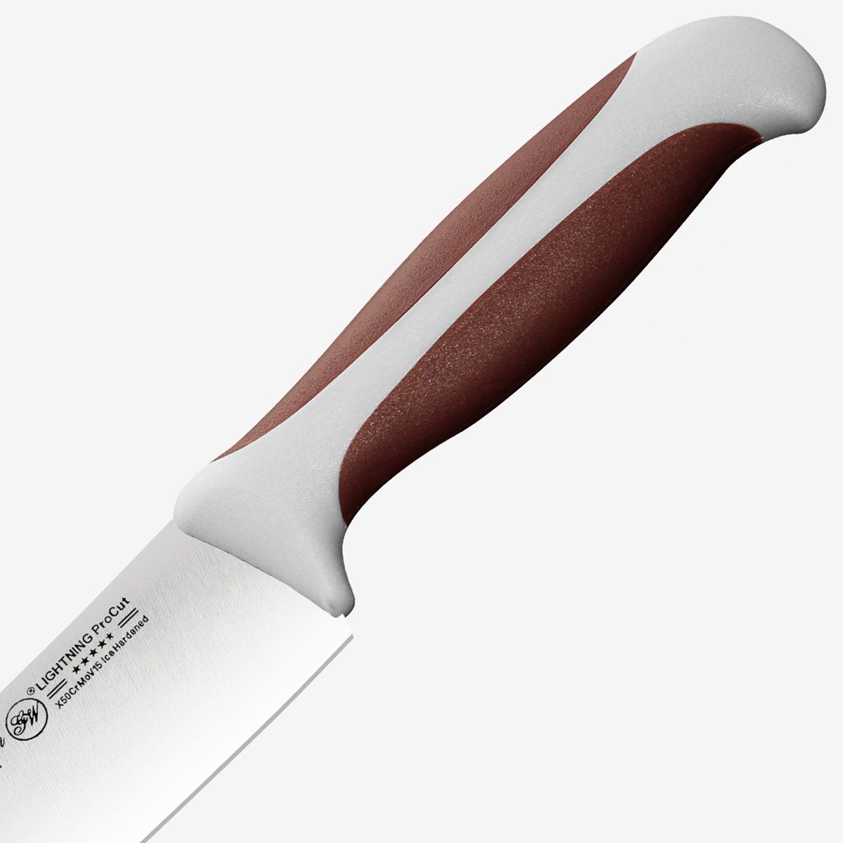 Gunter Wilhelm Thunder Cimeter/Butcher Knife, 10 Inch | Brown and Grey ABS Handle SKU: 10-130-0710