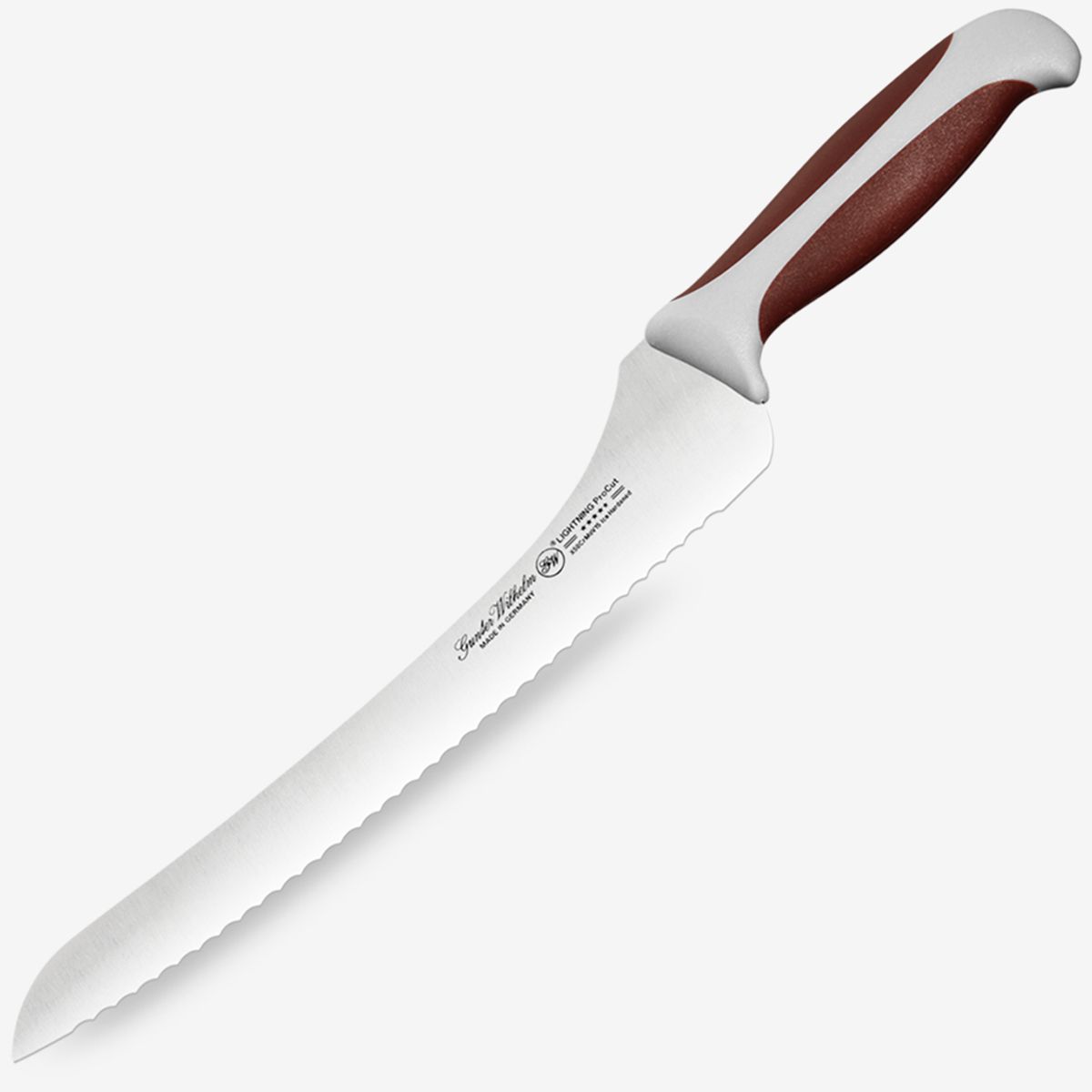 Gunter Wilhelm Thunder офсеттік нан пышағы, 10 дюйм | Қоңыр және сұр ABS тұтқасы SKU: 10-118-1510