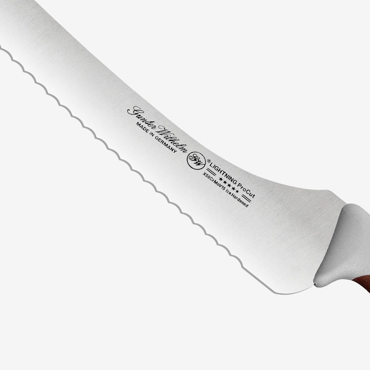 Gunter Wilhelm Thunder офсеттік нан пышағы, 10 дюйм | Қоңыр және сұр ABS тұтқасы SKU: 10-118-1510