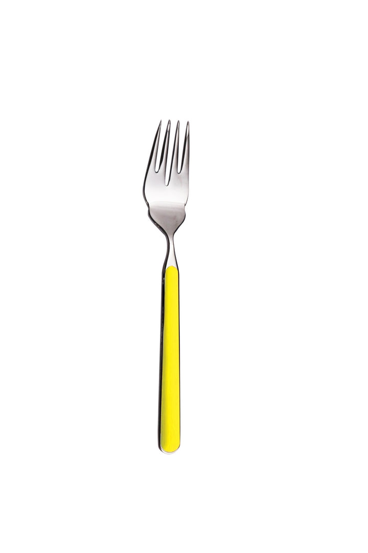 Table Fish Fork Yellow