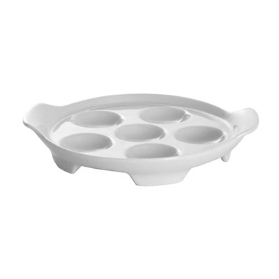 Snail tray 6 spaces 6" 1/2