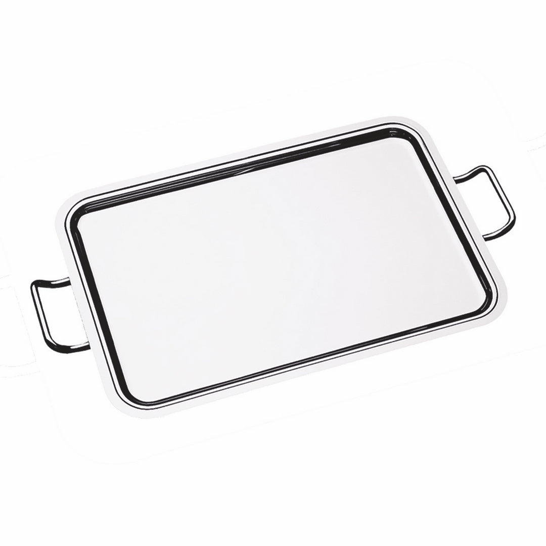 Rectangular Tray With Handles; L: 17-3/4" W: 12-1/4"