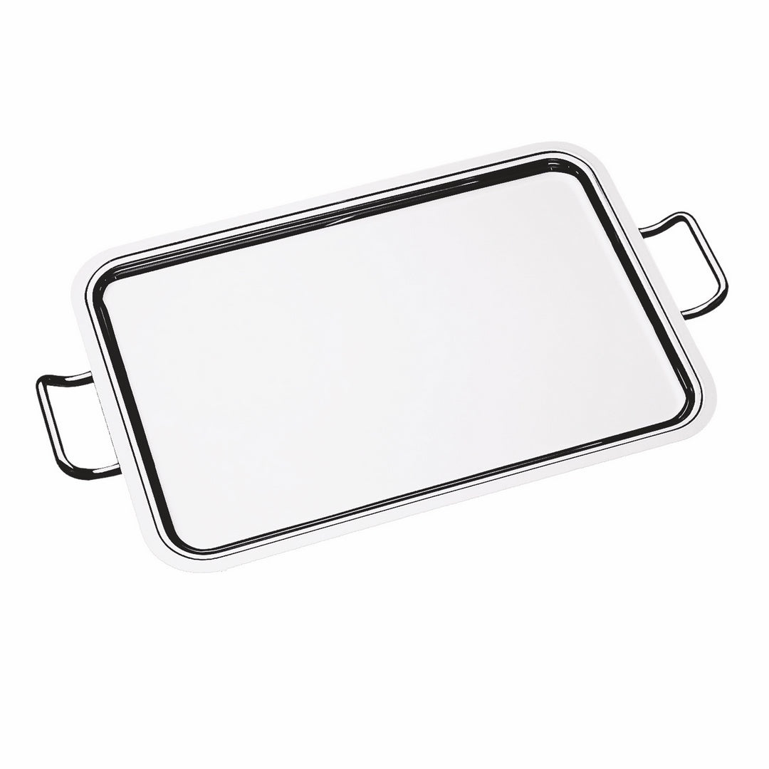 Rectangular Tray With Handles; L: 31-1/2" W: 21-1/4"