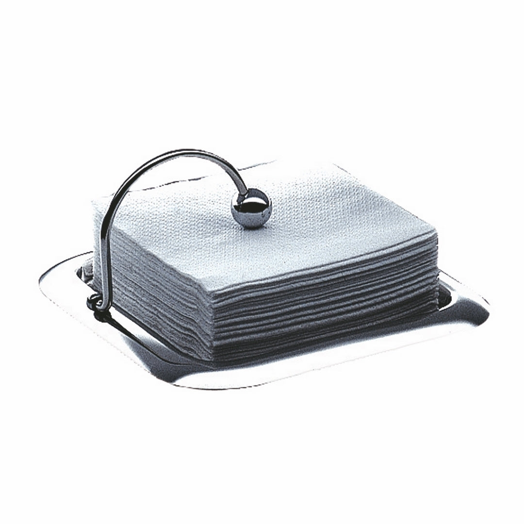 Napkin Holder; L: 8-5/8" W: 8-5/8"