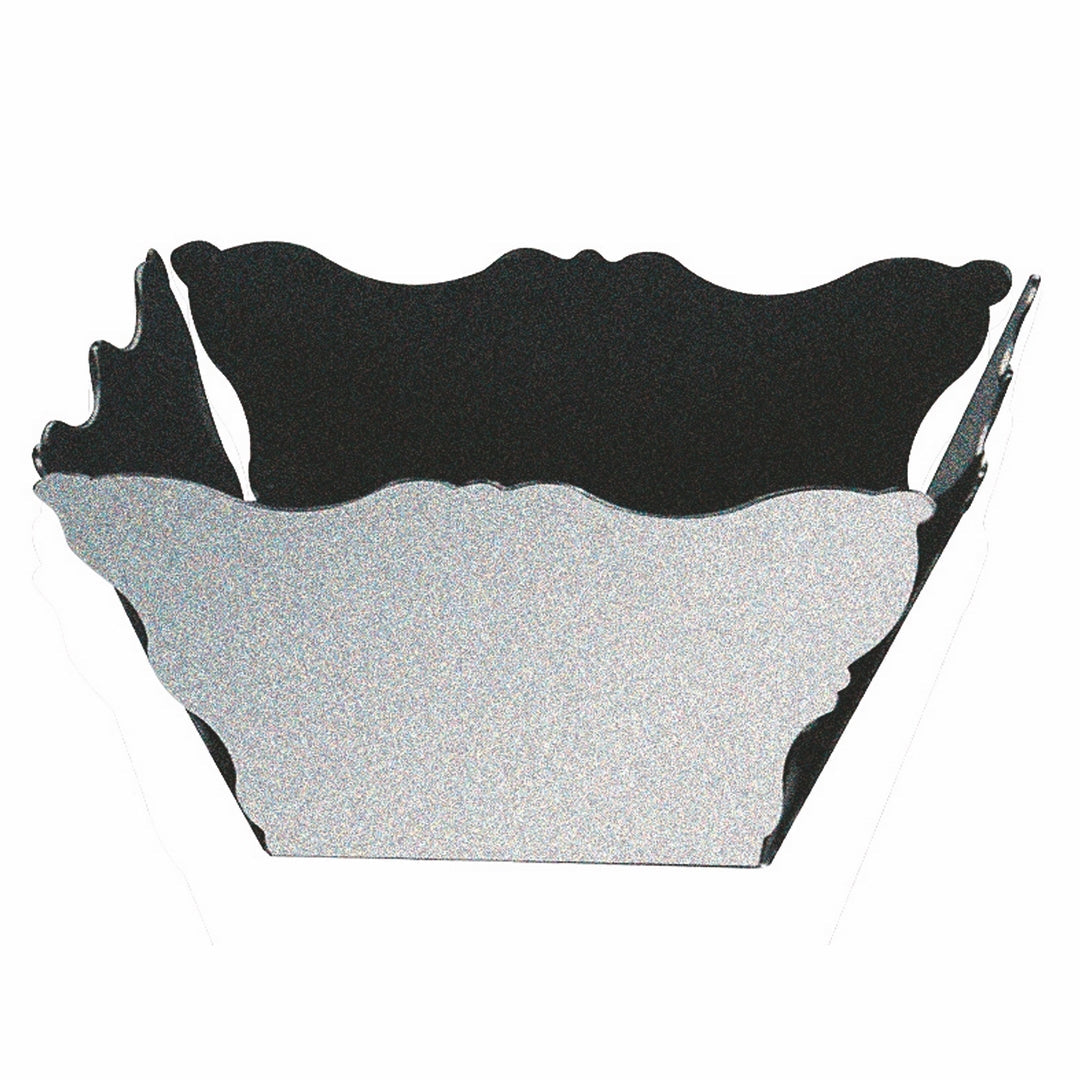 Bread Basket; Pewter 5-1/8" X 5-1/8"
