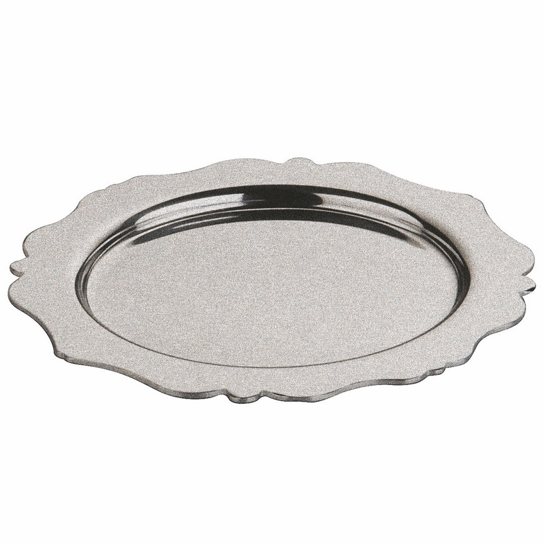 Bottle Coaster; Pewter 5-1/2" Round