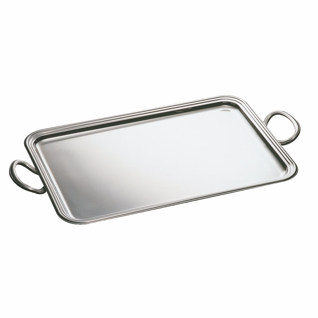 Rectangular Tray With Handles; L: 17-3/4" W: 12-1/4"