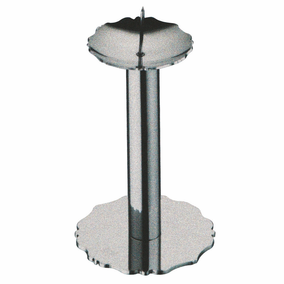 Cadlestick; Pewter H: 5-1/8"