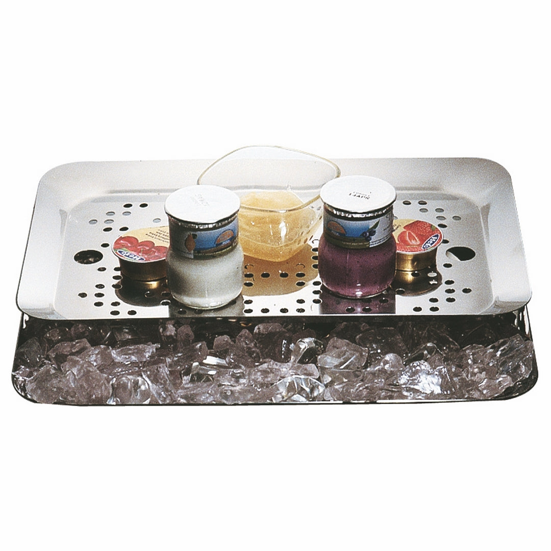 Rectangular Seafood Presentation With Grill; L: 15" W: 9-7/8" C: 101-1/2 Oz.