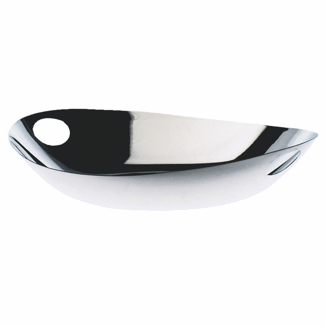 Oval Bowl With Fretworket Handles; L: 15-3/4" W: 14-1/8"