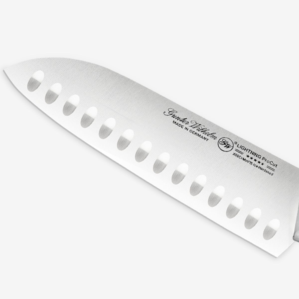 Gunter Wilhelm Thunder Santoku пышақ, 5 дюйм | Қоңыр және сұр ABS тұтқасы SKU: 10-117-0405