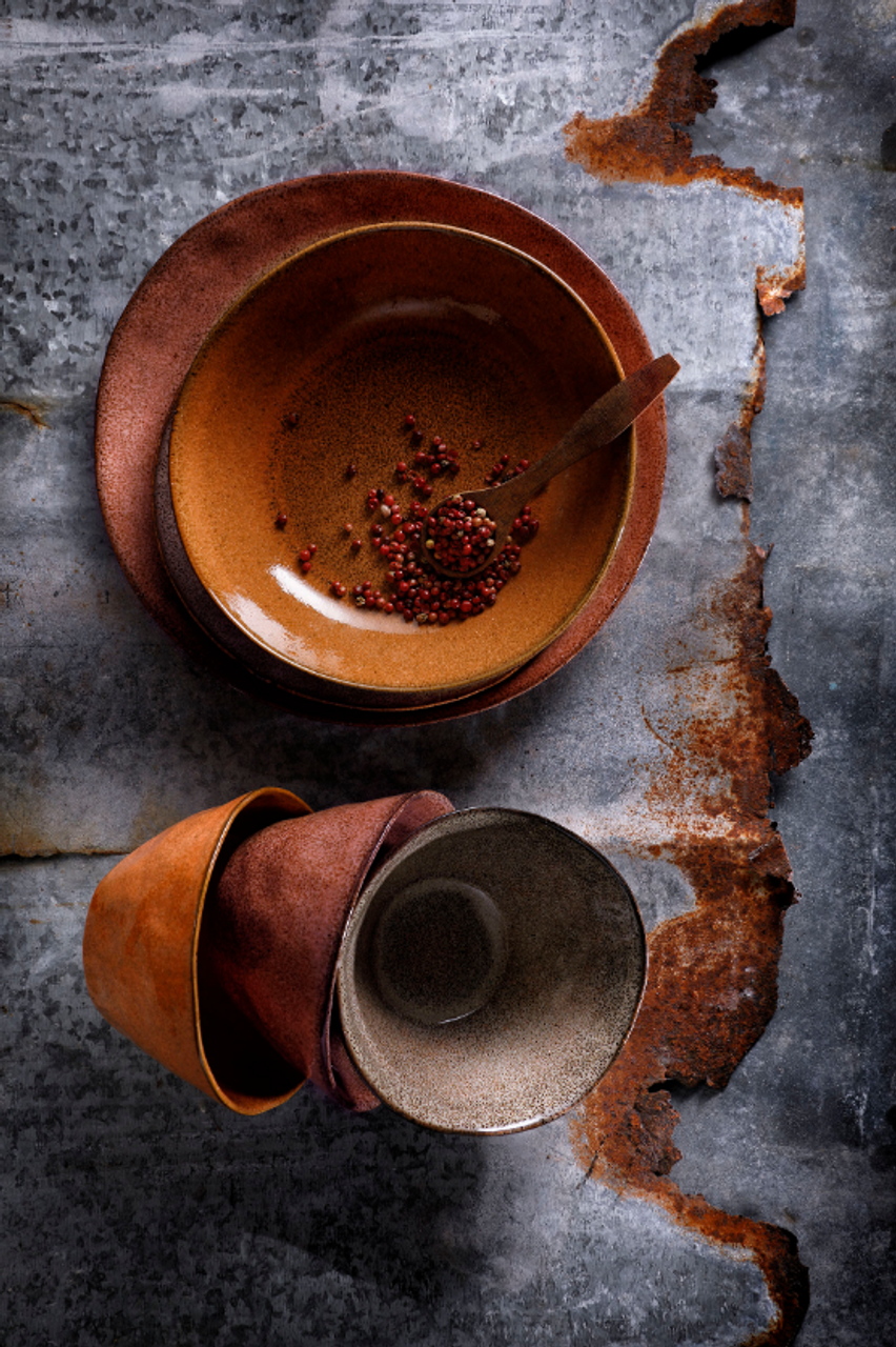 Palmer Schaal Rustique 15 см 70 cl Stoneware Bruin