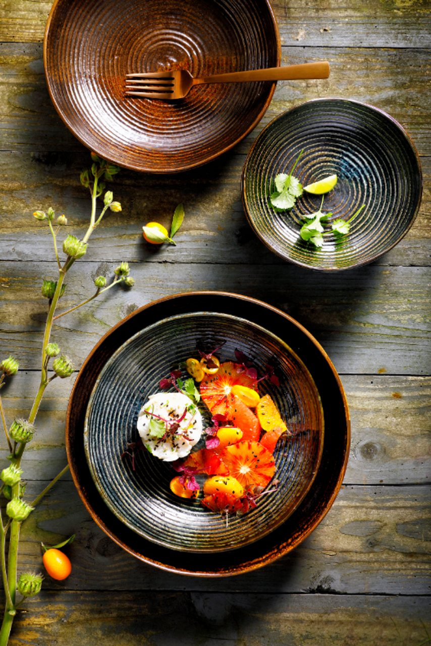 Тарілка Palmer глибока купе Metallic 22 см керамічна зелена