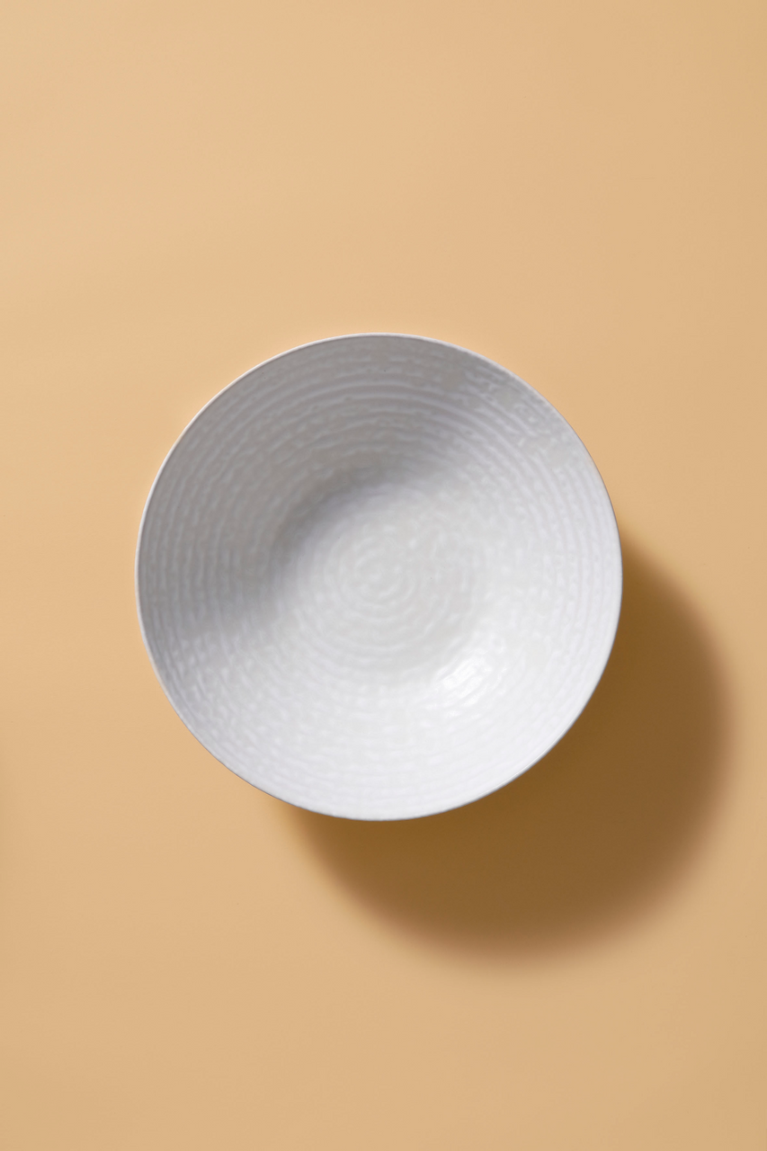 Palmer Schaal Ripple 24 см 1,8 л кераміка Wit