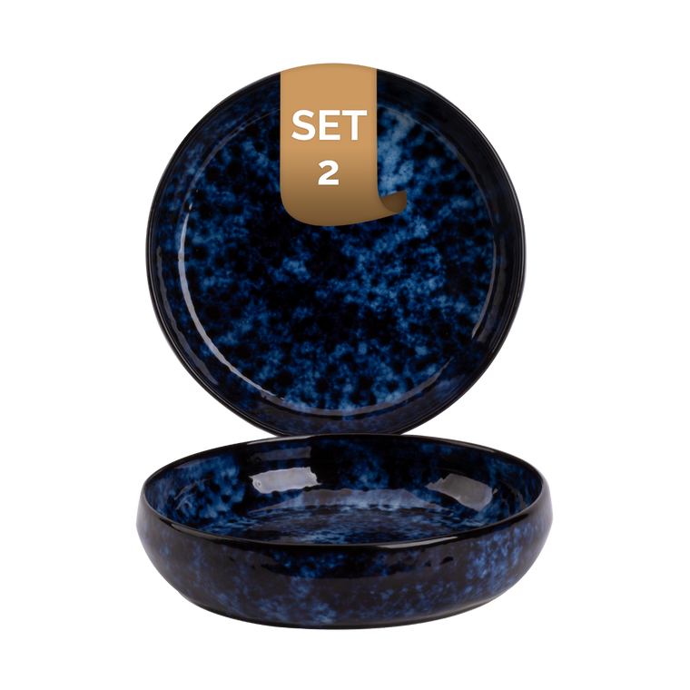 palmer-bord-diep-bama-blue-22-cm-blauw-stoneware-2-stuks_