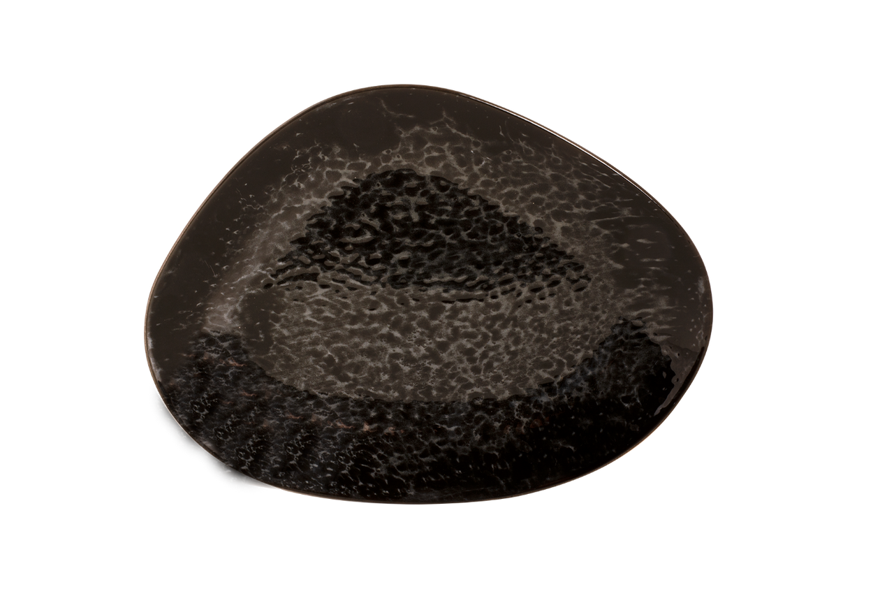 Maastricht Porselein Bord Tahiti 30 cm Zwart