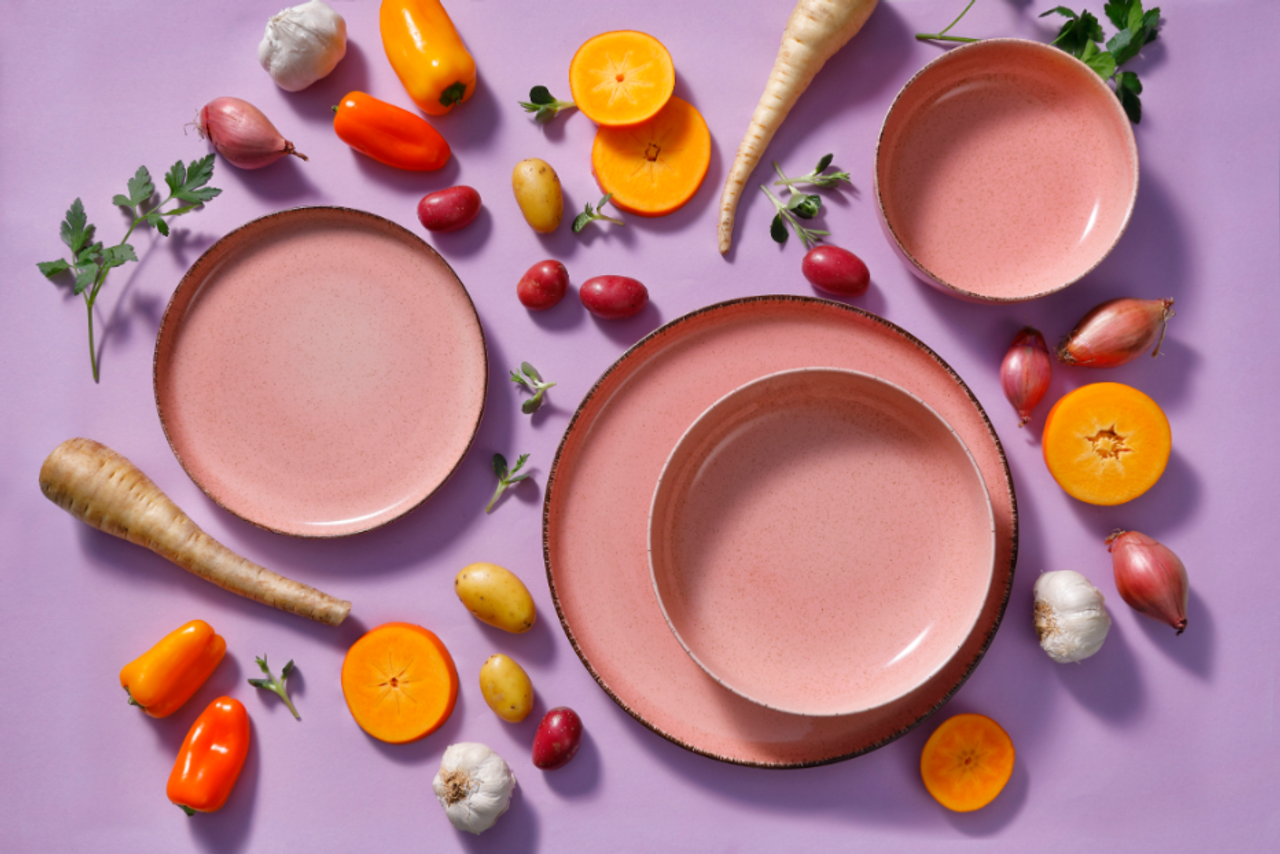 Palmer Schaal Antigo 15 см 47 мл Porselein Roze