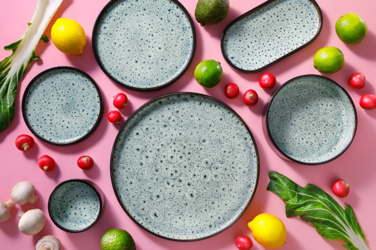 Тарілка Palmer Coco 14,5 см, порцеляна, блакитна