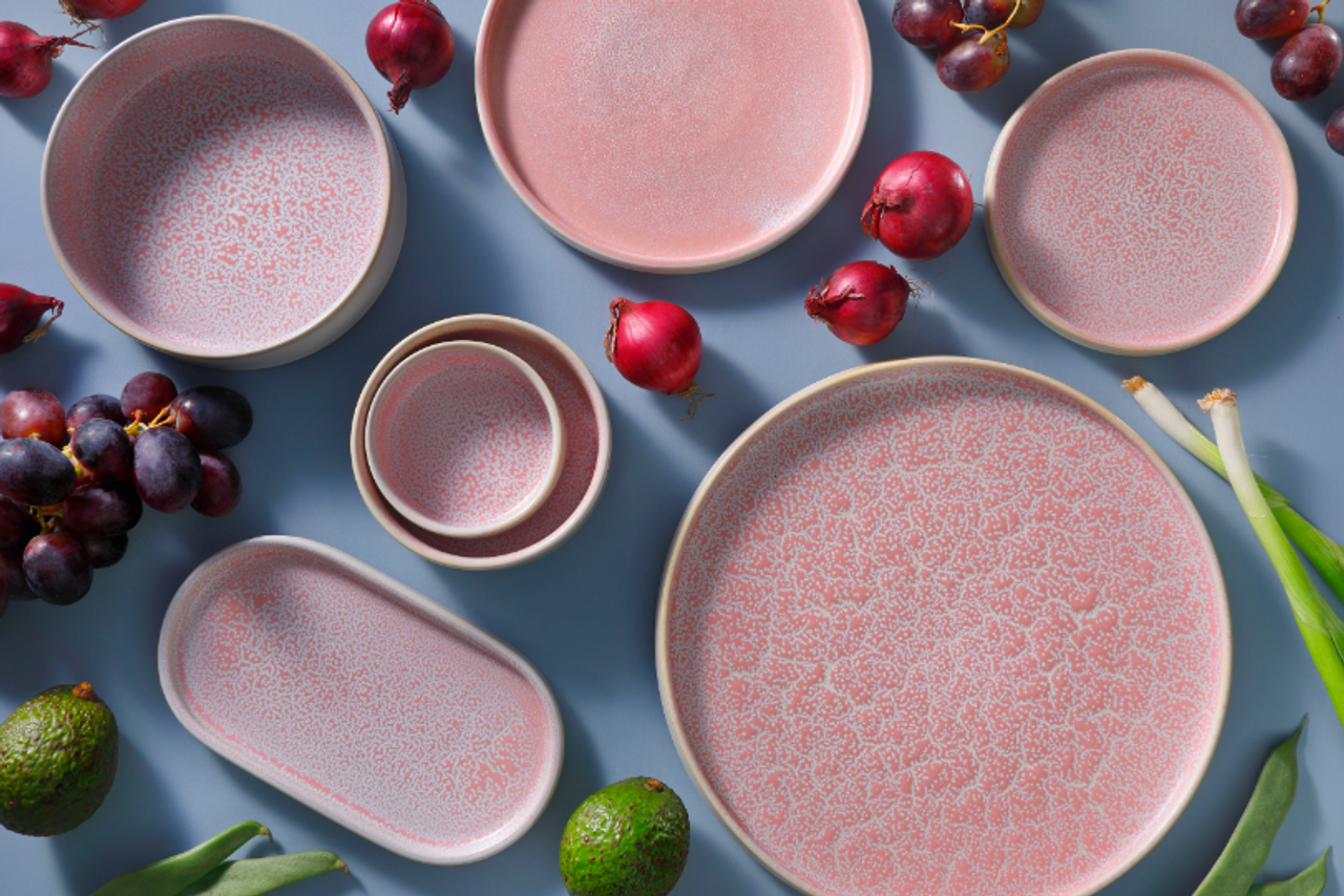 Palmer plate Coco 19 cm Porcelain Pink