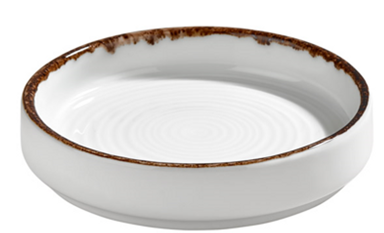 by-bone-bord-diep-helix-gleam-9-cm-creme-bruin-porselein_