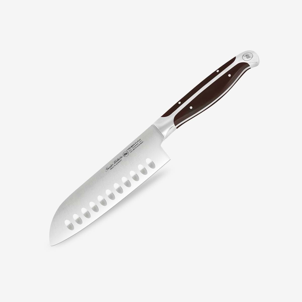 Gunter Wilhelm Thunder Santoku пышақ, 5 дюйм | Қою-қоңыр ABS тұтқасы SKU: 30-317-0405