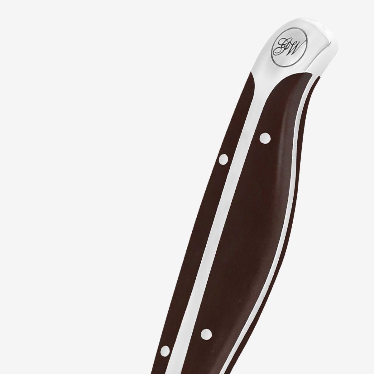 Gunter Wilhelm Thunder Utility/Стейк пышақ тістелген, 5 дюйм | Қою-қоңыр ABS тұтқасы SKU: 30-313-1105