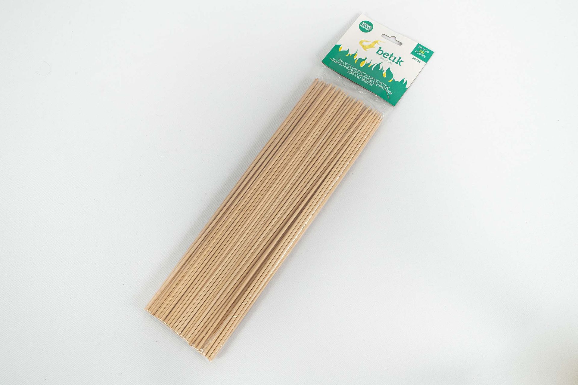 Birch skewer 300xØ3mm (100 Bags of 100 pcs)