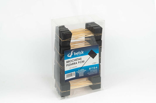 Bamboo skewer SLATE 9cm (25 PVC of 100 pcs)