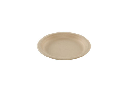 Sugar cane cream plate 17cm (16*50)