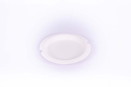 Sugar cane plate LUX 20 cm (12*6)