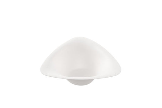White sugar cane triangle bowl 300ml(10*8)