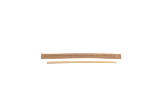 Bamboo coffee stirrer paper wra.140x5x2mm (10*500)