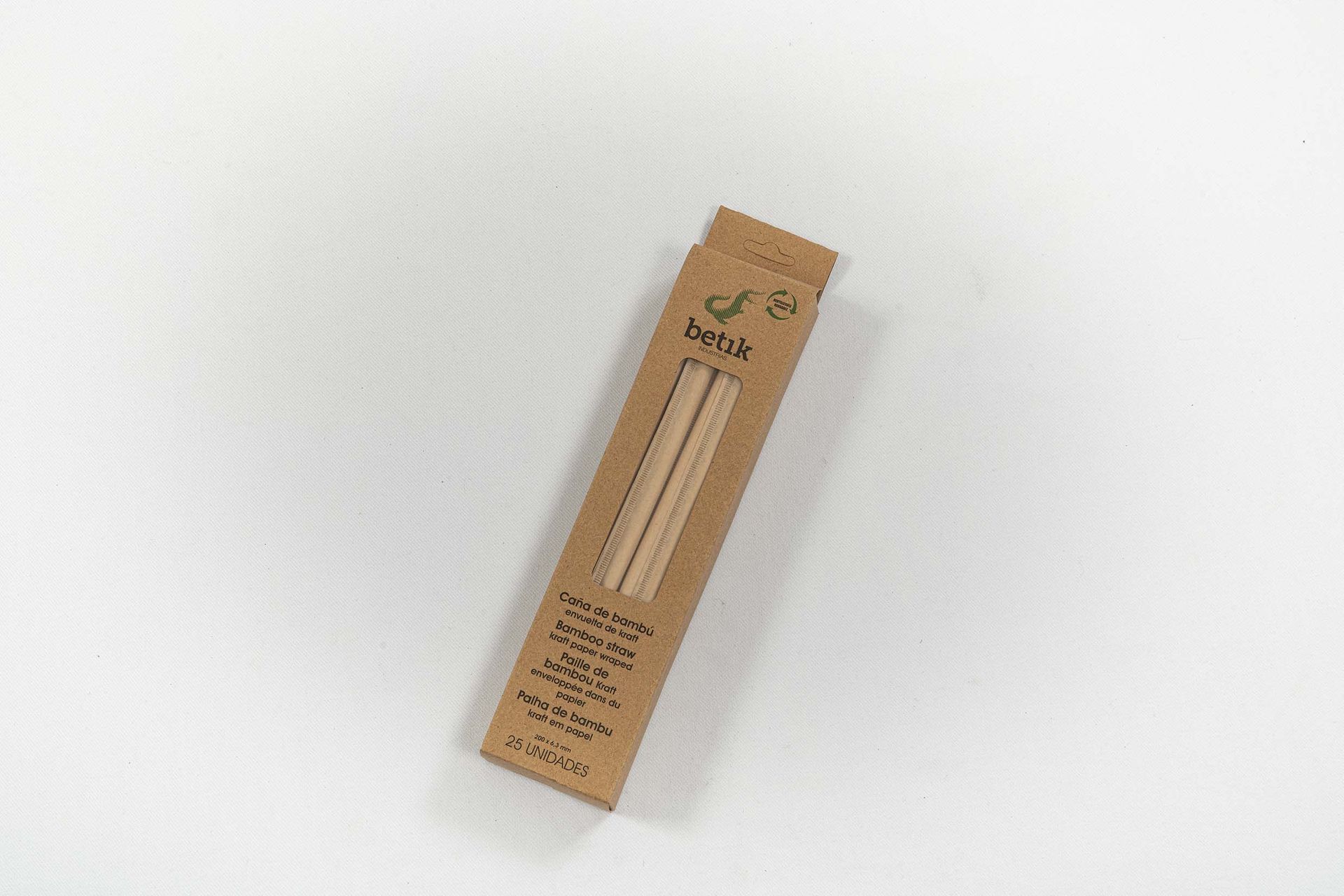 Bamboo cane 200*6,3mm paper box (120*25)