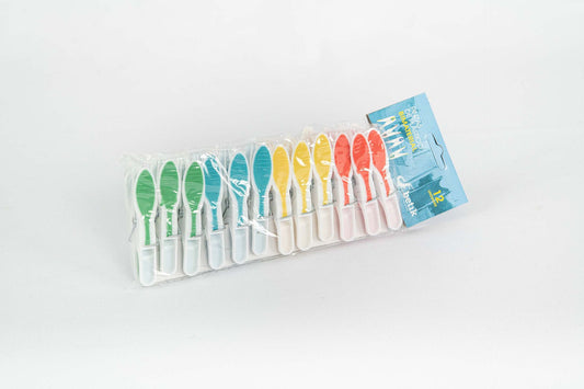 Bi-material plastic tweezers 60 of 12 pcs BETIK