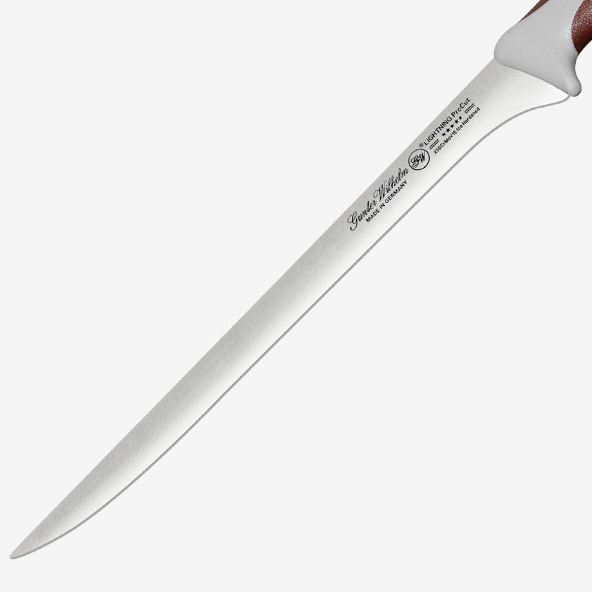 Gunter Wilhelm Thunder Flex Fillet Knife, 10 Inch | Brown and Grey ABS Handle SKU: 10-109-0310