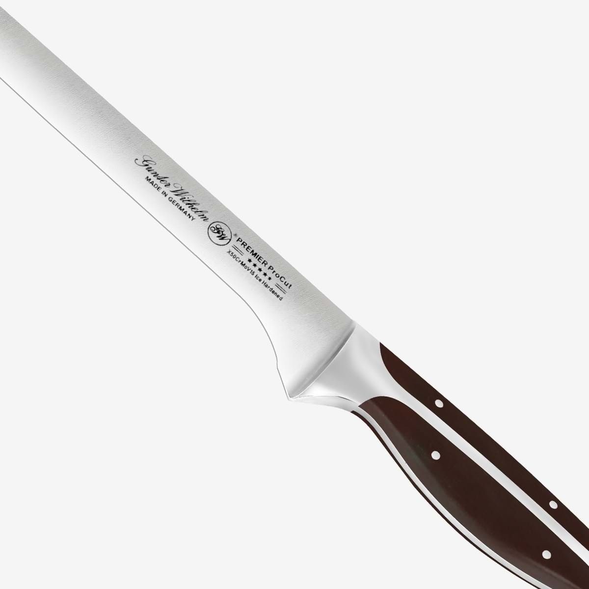 Gunter Wilhelm Thunder Flex Boning/Fillet Knife, 10 Inch | Dark Brown ABS Handle SKU: 30-309-0310