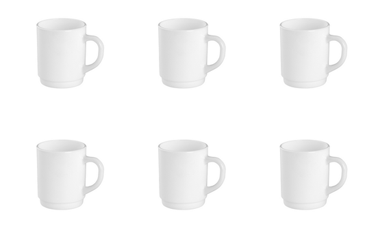 arcoroc-beker-restaurant-wit-25-cl-wit-hardglas-6-stuks_