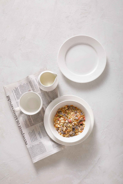 Тарілка Palmer Royal Ivory 25 см, порцеляна, білого кольору 