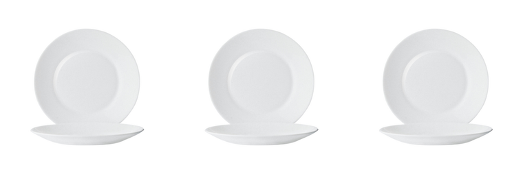 arcoroc-bord-diep-restaurant-wit-22-5-cm-wit-hardglas-6-stuks_