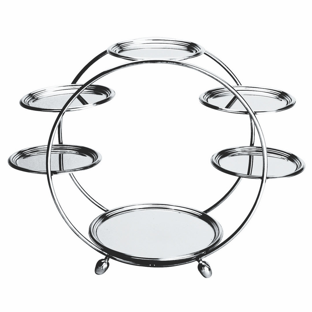 Presentoire ;  A D: 5-1/8" (X5) + B D: 7-1/2" ( X 1)