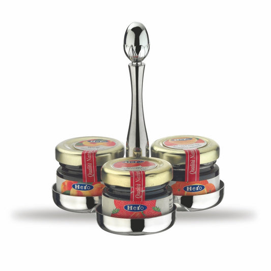 Jam Pack Holder - 3 Compartment;  H: 5-7/8", C: 9-1/2 Oz. X 3