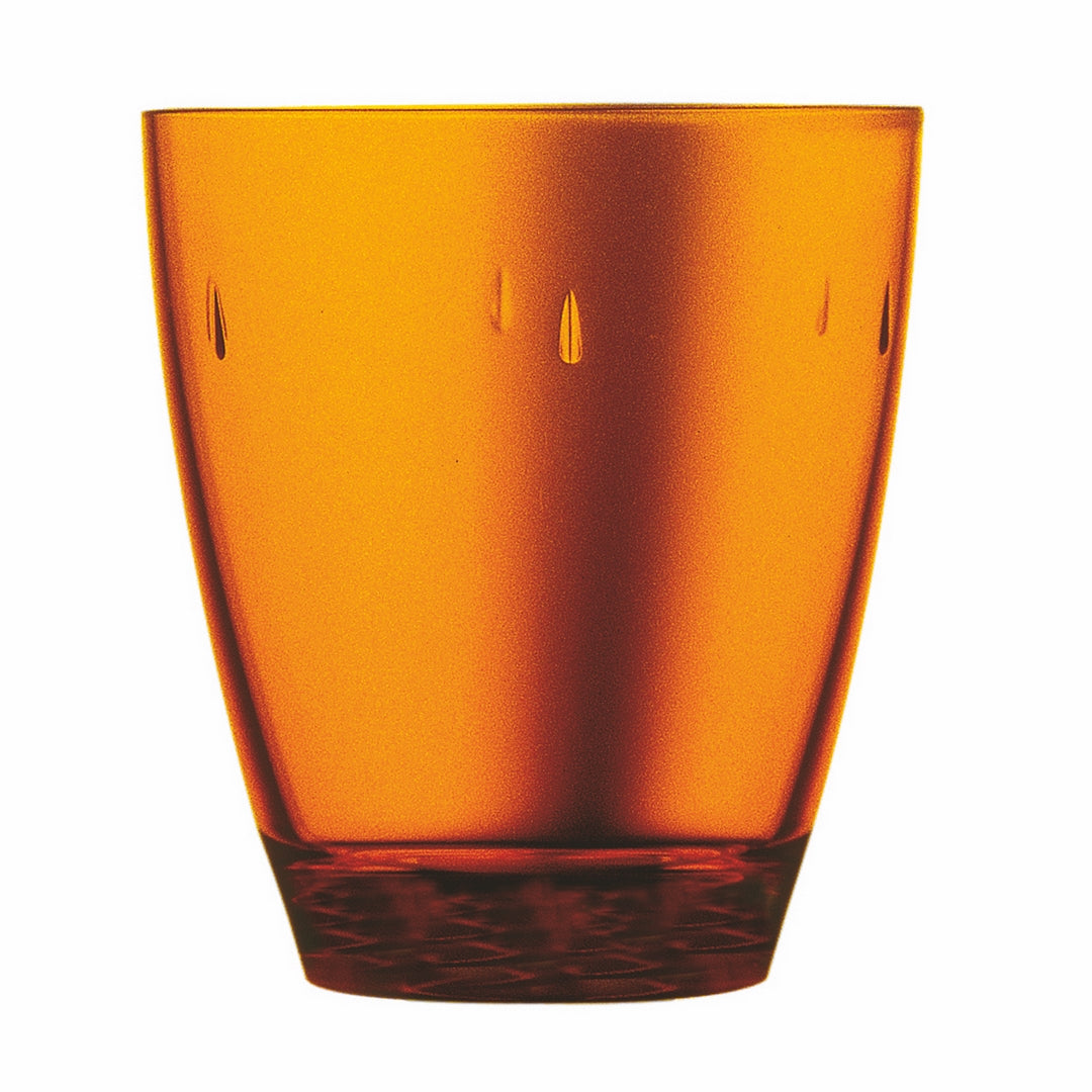 Polycarbonate Tumbler; H: 3-7/8" C: 11-1/8 Oz. Amber
