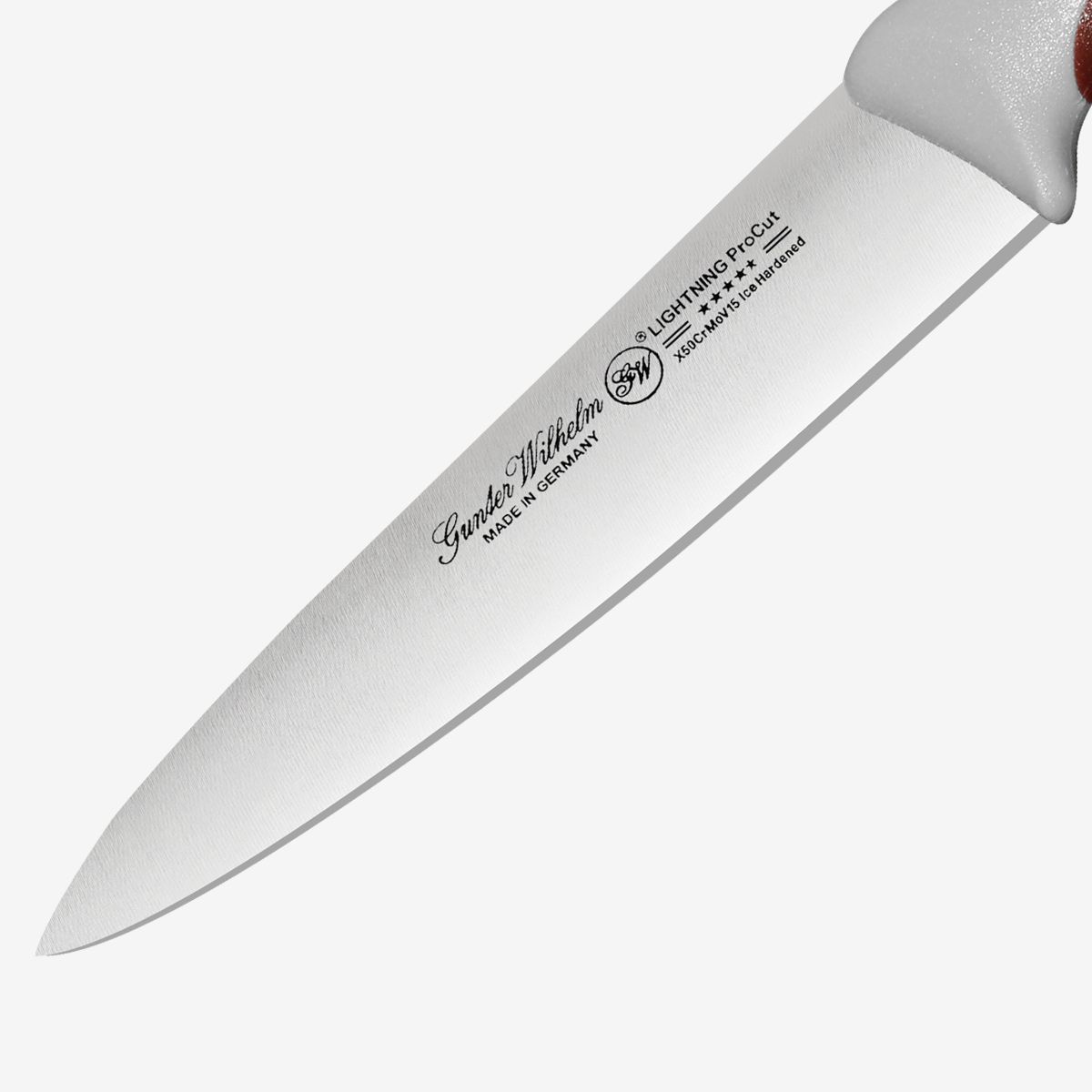 Gunter Wilhelm Thunder Paring Knife, 3.5 Inch | Brown and Grey ABS Handle SKU: 10-111-0135