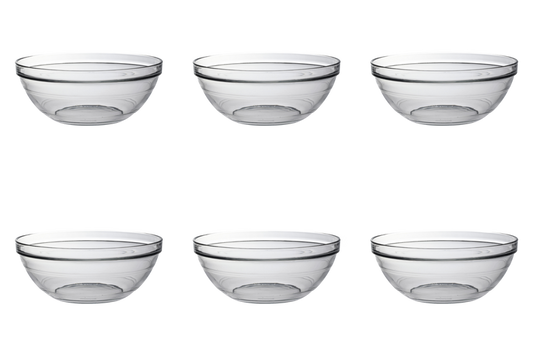 duralex-schaal-2700d-lys-23-cm-2-4-l-transparant-hardglas-6-stuks_