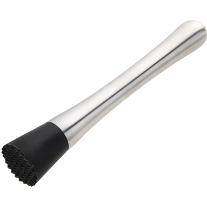 bar-professional-muddler-26-5-cm-kunststof-rvs-zwart-zilver_