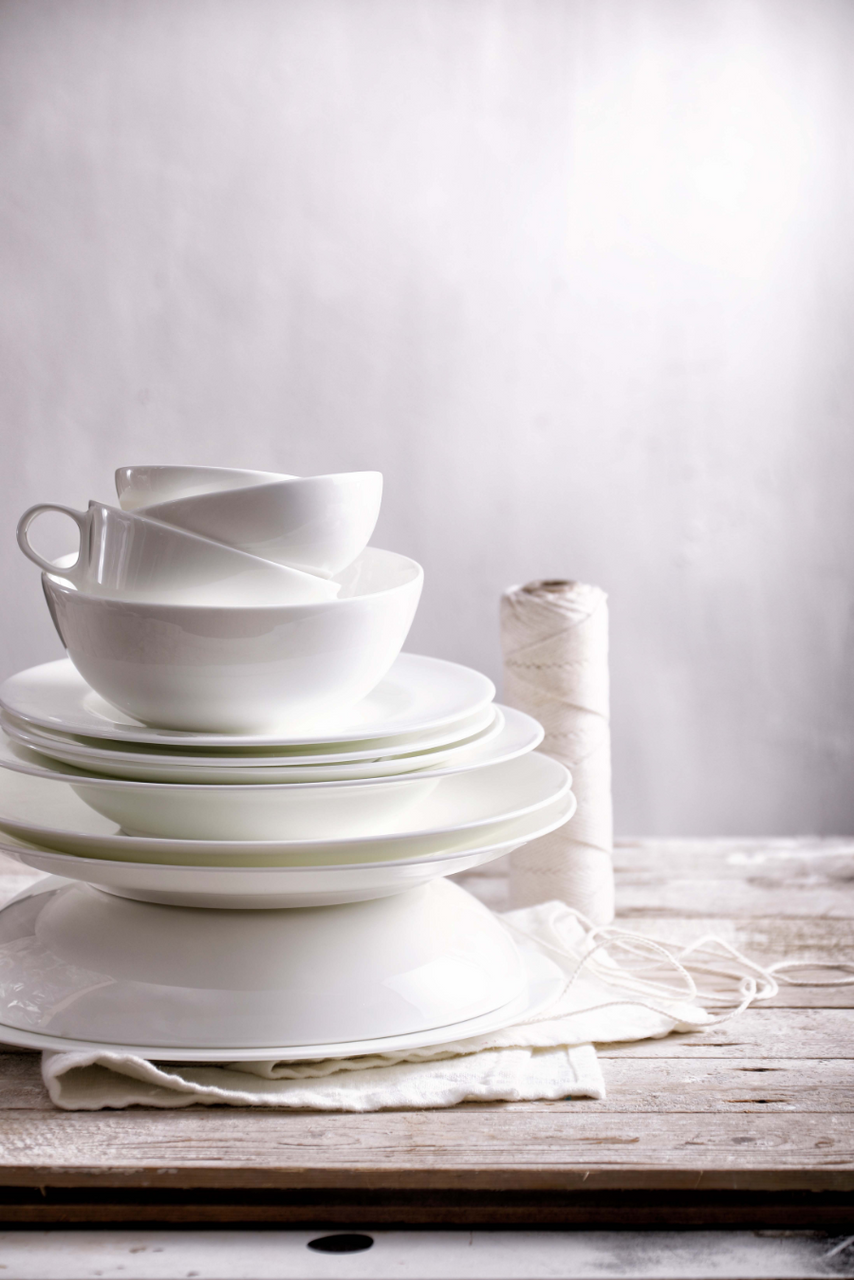 Тарілка Maastricht Porselein Blanc De Blancs 21 см Біла 