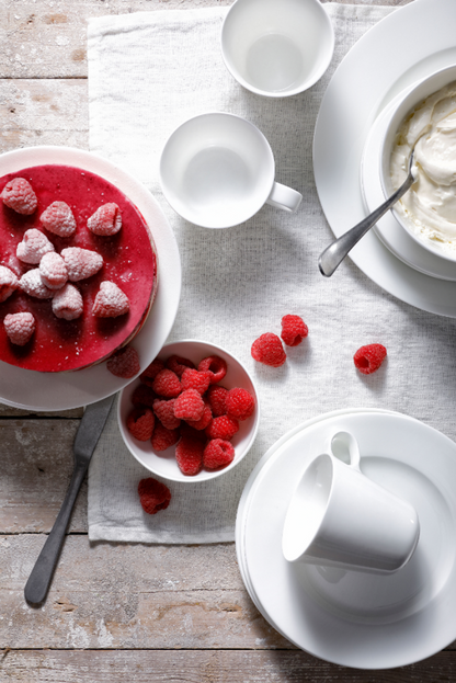 Maastricht Porselein plate coupe Blanc De Blancs 18 cm White