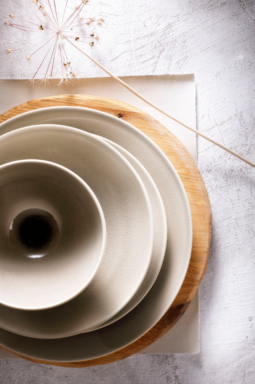 Palmer Schaal Aurora 15 cm 57 cl Stoneware Grijs