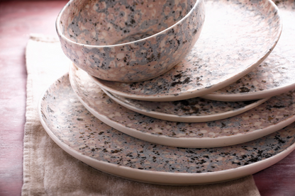 Palmer Schaal Confetti 14 cm 80 cl Stoneware Roze