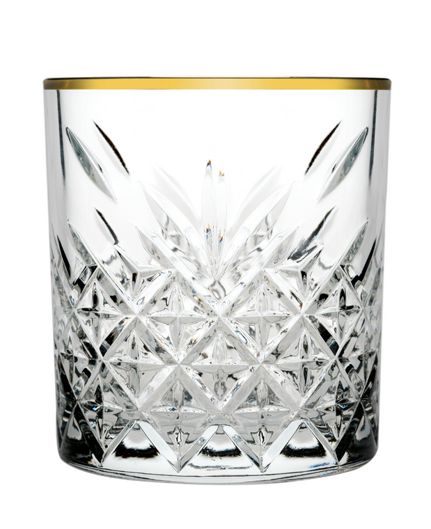 pasabahce-tumbler-met-gouden-rand-timeless-34-5-cl-goud-transparant-1-stuks_
